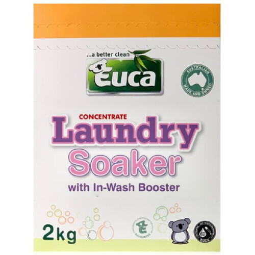 WORKWEAR, SAFETY & CORPORATE CLOTHING SPECIALISTS LAUNDRY SOAKER BRIGHTNR EUCALYPTUS 2KG BOX