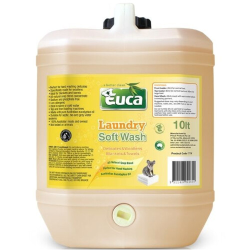 WORKWEAR, SAFETY & CORPORATE CLOTHING SPECIALISTS - LAUNDRY SOFT WASH EUCALYPTUS 10LT