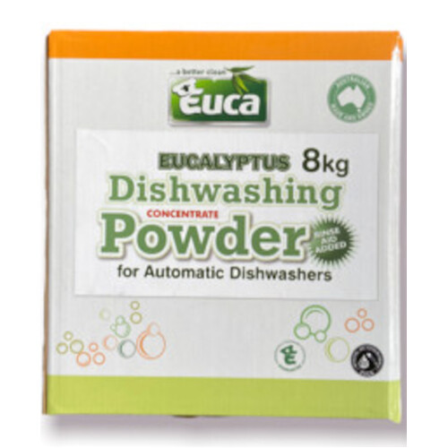 WORKWEAR, SAFETY & CORPORATE CLOTHING SPECIALISTS - DISHWASHER POWDER EUCALYPTUS 8KG BOX