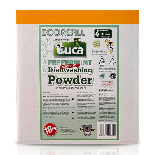 WORKWEAR, SAFETY & CORPORATE CLOTHING SPECIALISTS - DISHWASHER POWDER PEPPERMINT 18KG BOX