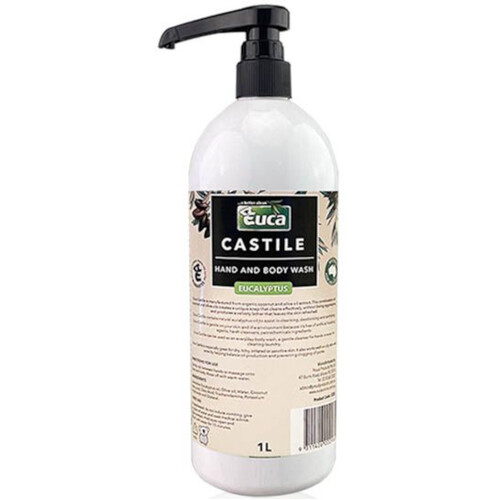 WORKWEAR, SAFETY & CORPORATE CLOTHING SPECIALISTS CASTILE EUCALYPTUS H&B WASH 1L PUMP