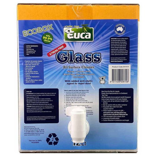 WORKWEAR, SAFETY & CORPORATE CLOTHING SPECIALISTS GLASS SURFACE CLEANER 12LT CASK