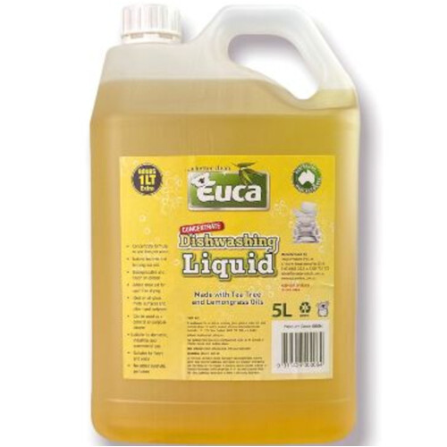 WORKWEAR, SAFETY & CORPORATE CLOTHING SPECIALISTS DISHWASHING LIQUID L/GRASS EUCALYPTUS 5L
