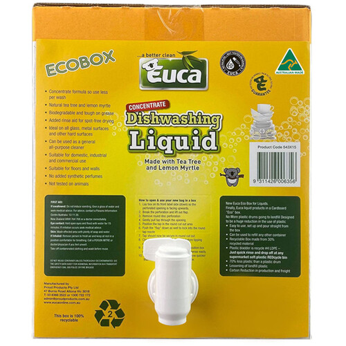WORKWEAR, SAFETY & CORPORATE CLOTHING SPECIALISTS - DISHWASHING LIQU L/GRASS EUCALYPTUS 12L CASK