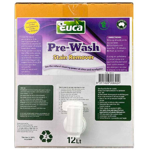 WORKWEAR, SAFETY & CORPORATE CLOTHING SPECIALISTS LAUNDRY PREWASH STAIN REMOVER 12L CASK