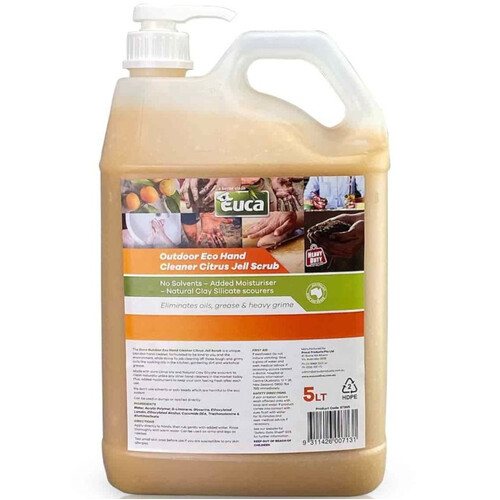 WORKWEAR, SAFETY & CORPORATE CLOTHING SPECIALISTS - ECO CITRUS HAND CLEANER 5L PUMP
