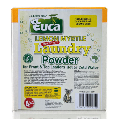 WORKWEAR, SAFETY & CORPORATE CLOTHING SPECIALISTS - LAUNDRY POWDER LEMON MYRTLE 4KG BOX