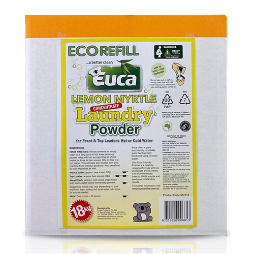 WORKWEAR, SAFETY & CORPORATE CLOTHING SPECIALISTS - LAUNDRY POWDER LEMON MYRTLE 18KG BOX