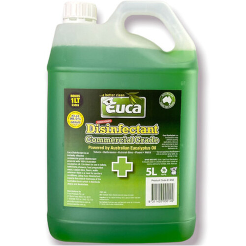 WORKWEAR, SAFETY & CORPORATE CLOTHING SPECIALISTS - DISINFECTANT EUCALYPTUS 99% GERMS 5L