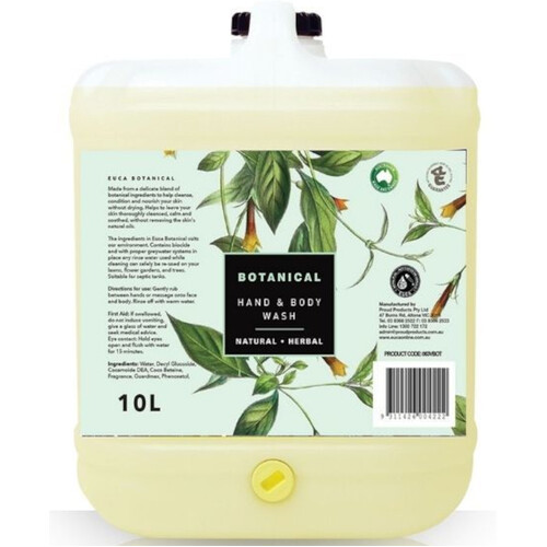 WORKWEAR, SAFETY & CORPORATE CLOTHING SPECIALISTS - BOTANICAL HAND & BODY WASH 10LTR