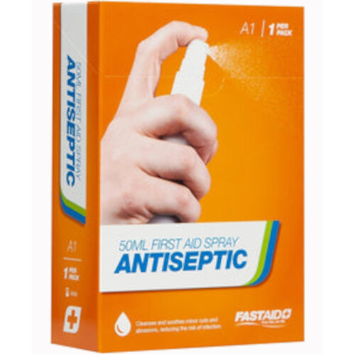 WORKWEAR, SAFETY & CORPORATE CLOTHING SPECIALISTS ANTISEPTIC, 50ML FIRST AID SPRAY-White-50mL