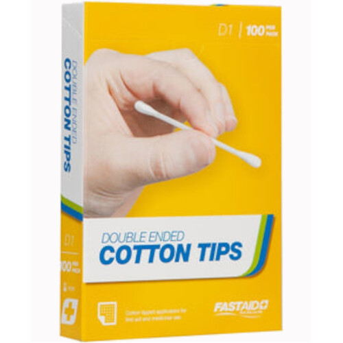 WORKWEAR, SAFETY & CORPORATE CLOTHING SPECIALISTS COTTON TIP APPLICATORS-White-One Size