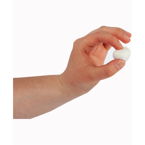 WORKWEAR, SAFETY & CORPORATE CLOTHING SPECIALISTS - COTTON BALLS, 60'S, 10PK-White-One Size