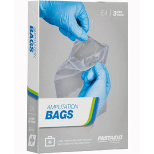 WORKWEAR, SAFETY & CORPORATE CLOTHING SPECIALISTS - AMPUTATION BAGS, LARGE, MEDIUM AND SMALL-Clear-S-L