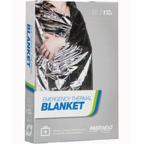 WORKWEAR, SAFETY & CORPORATE CLOTHING SPECIALISTS EMERGENCY THERMAL BLANKET-Silver-One Size