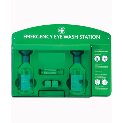WORKWEAR, SAFETY & CORPORATE CLOTHING SPECIALISTS - Elite Eyecare Station, Wall Mount With Mirror