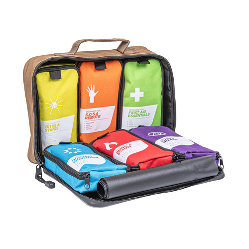 WORKWEAR, SAFETY & CORPORATE CLOTHING SPECIALISTS DISCONTINUED - LIMITED EDITION FIRST AID KIT, MODULAR SURIVIVAL PACK, KHAKI SOFT PACK