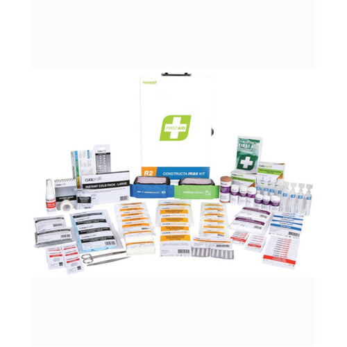 WORKWEAR, SAFETY & CORPORATE CLOTHING SPECIALISTS - First Aid Kit, R2, Constructa Max Kit, Metal Wall Mount