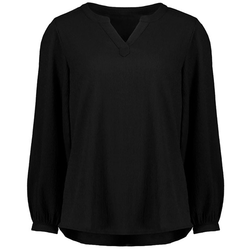 WORKWEAR, SAFETY & CORPORATE CLOTHING SPECIALISTS - Womens Ruche Long Sleeve Shirt
