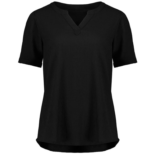 WORKWEAR, SAFETY & CORPORATE CLOTHING SPECIALISTS - Womens Ruche Short Sleeve Shirt