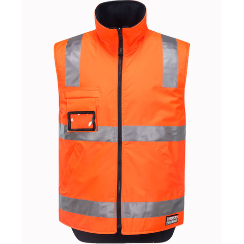 WORKWEAR, SAFETY & CORPORATE CLOTHING SPECIALISTS Reversible Polar Fleece Traffic Vest (Old 918132)