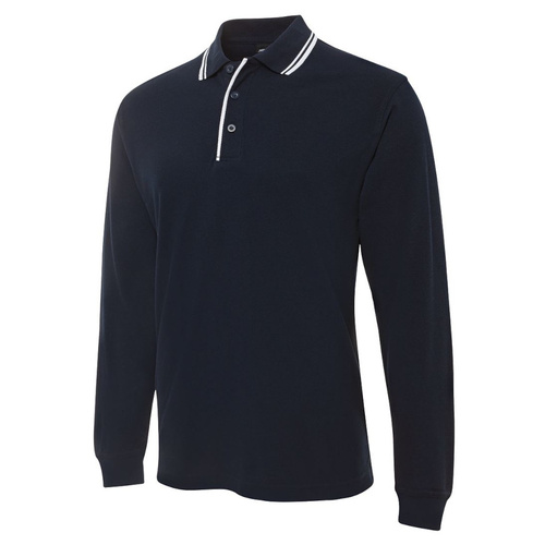 WORKWEAR, SAFETY & CORPORATE CLOTHING SPECIALISTS - JB's L/S CONTRAST POLO
