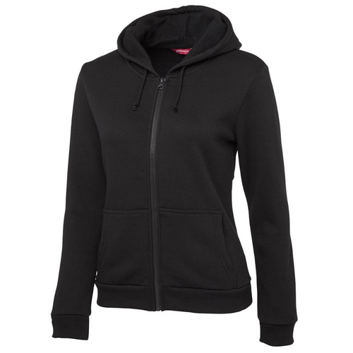 WORKWEAR, SAFETY & CORPORATE CLOTHING SPECIALISTS - JB's LADIES P/C FULL ZIP HOODIE