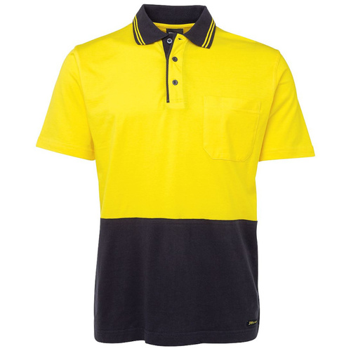 WORKWEAR, SAFETY & CORPORATE CLOTHING SPECIALISTS - JB's HI VIS S/S COTTON POLO