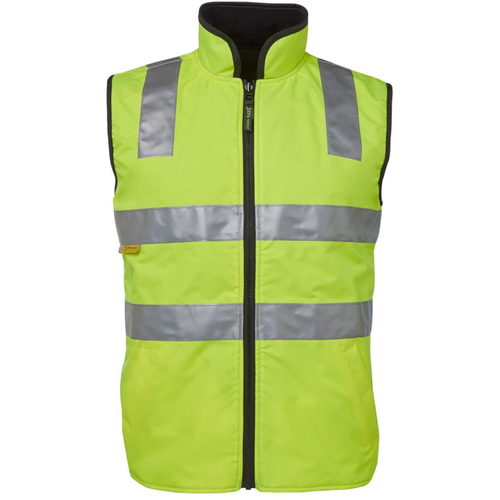 WORKWEAR, SAFETY & CORPORATE CLOTHING SPECIALISTS JB's HI VIS 4602.1 (D+N) REVERSIBLE VEST