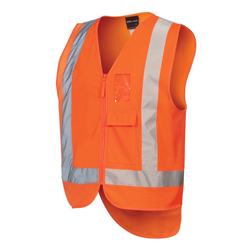 WORKWEAR, SAFETY & CORPORATE CLOTHING SPECIALISTS - JB's HV ZIP (D+N) TTMC-W VEST