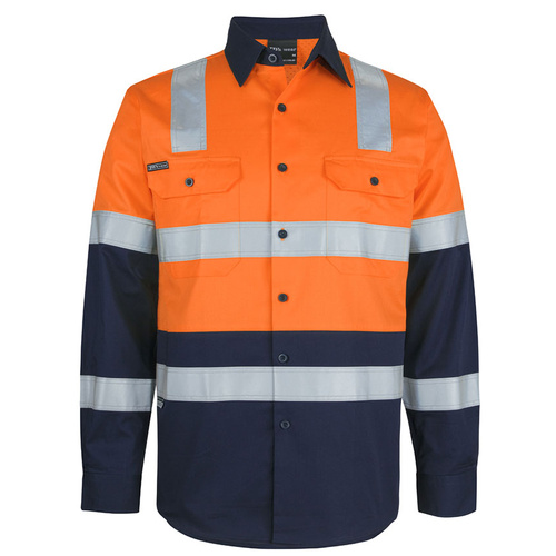 WORKWEAR, SAFETY & CORPORATE CLOTHING SPECIALISTS - JB's HV (D+N) L/S 150G LEVEL 3 W/SHIRT