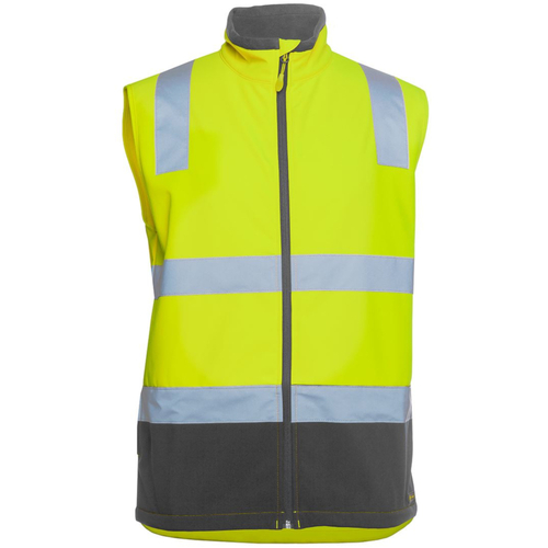 WORKWEAR, SAFETY & CORPORATE CLOTHING SPECIALISTS JB's Hi Vis D+N Water Resistant Softshell Vest
