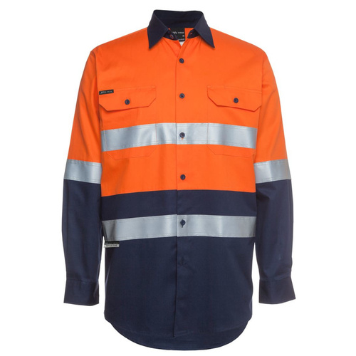 WORKWEAR, SAFETY & CORPORATE CLOTHING SPECIALISTS JB's HI VIS (D+N) L/S 190G SHIRT