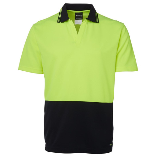 WORKWEAR, SAFETY & CORPORATE CLOTHING SPECIALISTS - JB's HV 4602.1 S/S NON BUTTON POLO