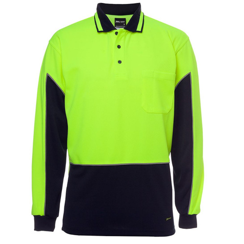 WORKWEAR, SAFETY & CORPORATE CLOTHING SPECIALISTS - JB's HI VIS L/S GAP POLO