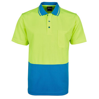WORKWEAR, SAFETY & CORPORATE CLOTHING SPECIALISTS - JB's HI VIS 4602.1 NON CUFF TRAD POLO