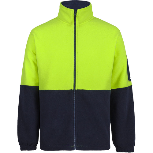 WORKWEAR, SAFETY & CORPORATE CLOTHING SPECIALISTS - JB's HV FULL ZIP POLAR FLEECE