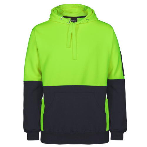 WORKWEAR, SAFETY & CORPORATE CLOTHING SPECIALISTS - JB's HI VIS 330G PULL OVER HOODIE