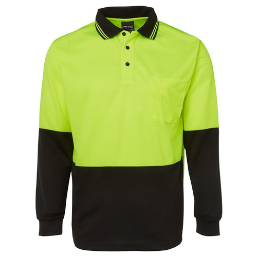 WORKWEAR, SAFETY & CORPORATE CLOTHING SPECIALISTS JB's HI VIS L/S TRAD POLO