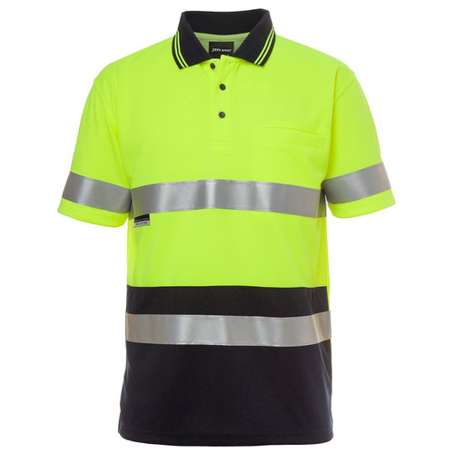 WORKWEAR, SAFETY & CORPORATE CLOTHING SPECIALISTS - JB's HI VIS S/S (D+N) TRAD POLO