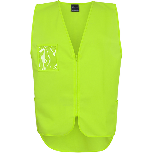 WORKWEAR, SAFETY & CORPORATE CLOTHING SPECIALISTS JB's HV ZIP DROP TAIL SAFETY VEST