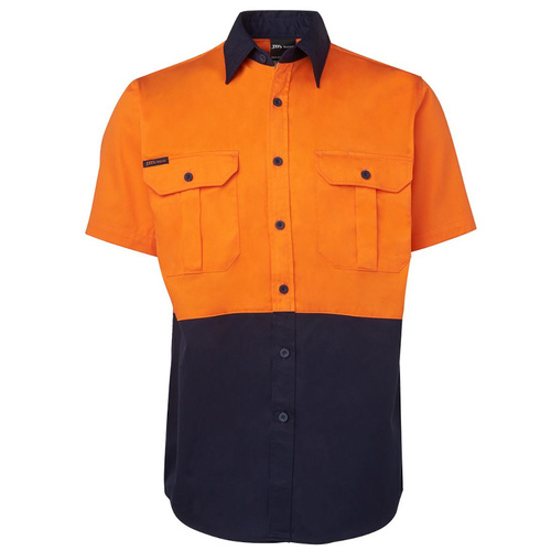 WORKWEAR, SAFETY & CORPORATE CLOTHING SPECIALISTS - JB's HI VIS S/S 190G SHIRT