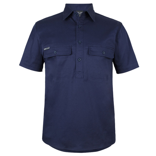 WORKWEAR, SAFETY & CORPORATE CLOTHING SPECIALISTS - JB's S/S 150G STRETCH CLOSE FRONT WORK SHIRT