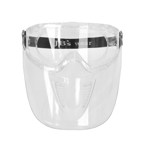 WORKWEAR, SAFETY & CORPORATE CLOTHING SPECIALISTS - JB's GOGGLE AND MASK COMBINATION CLEAR