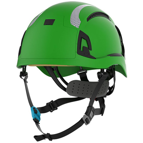 WORKWEAR, SAFETY & CORPORATE CLOTHING SPECIALISTS EVO ALTA Skyworker Vented Safety Helmet with CR2 Reflective Kit - Green