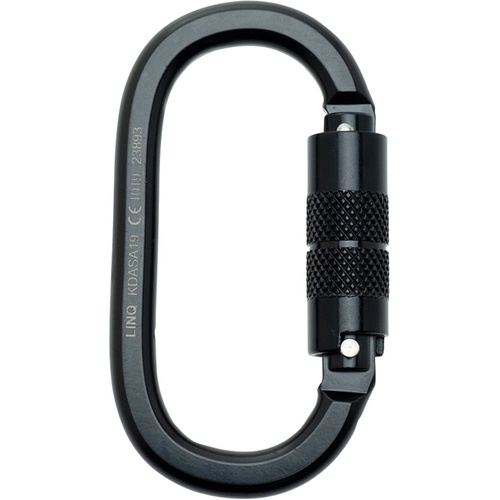 WORKWEAR, SAFETY & CORPORATE CLOTHING SPECIALISTS - Karabiner - Double Action Steel Alloy 19mm
