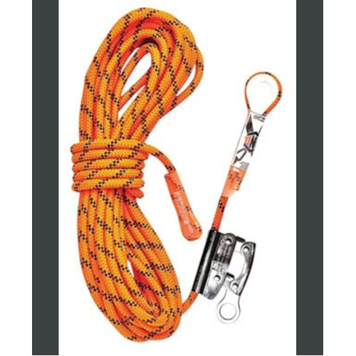 WORKWEAR, SAFETY & CORPORATE CLOTHING SPECIALISTS Kernmantle Rope with Thimble Eye & Rope Grab 30M