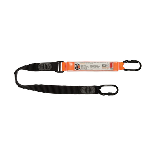 WORKWEAR, SAFETY & CORPORATE CLOTHING SPECIALISTS Elite Single Leg Elasticated Lanyard with Hardware KS X2