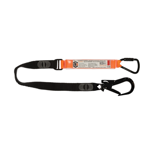 WORKWEAR, SAFETY & CORPORATE CLOTHING SPECIALISTS - Elite Single Leg Elasticated Lanyard with Hardware KT & ST