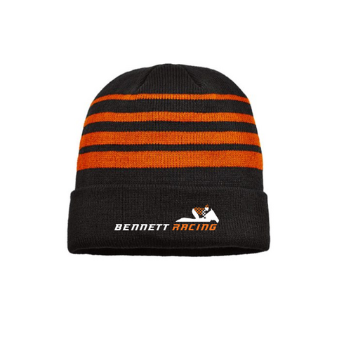 WORKWEAR, SAFETY & CORPORATE CLOTHING SPECIALISTS Bennett Racing Multi Stripe Beanie